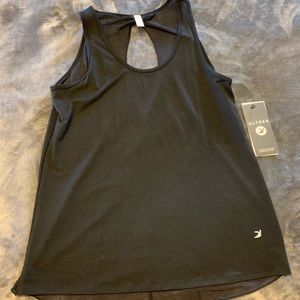 NWT Glyder Drifter Tank Black Sheer Back Medium